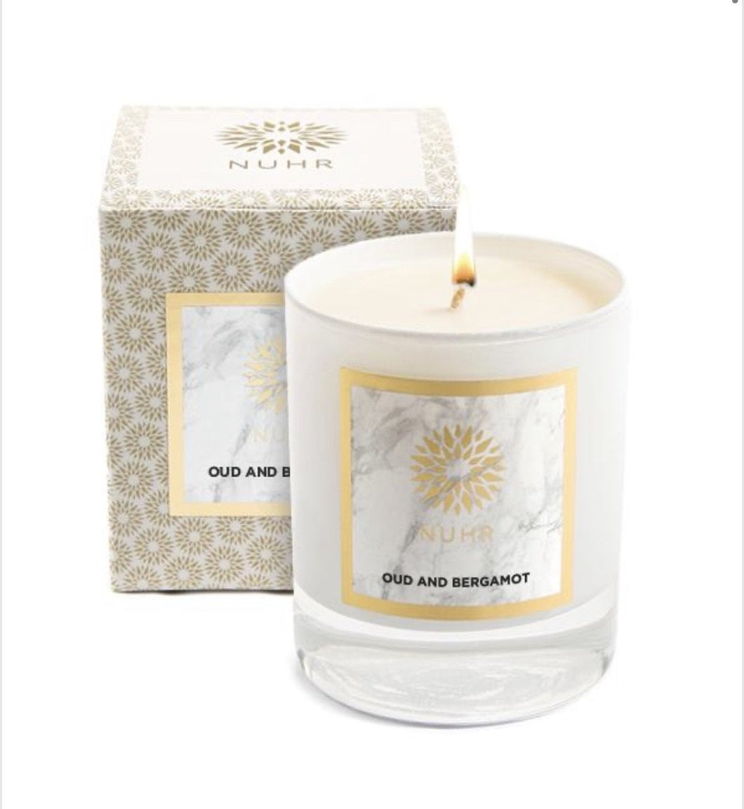 Oud & Bergamot Luxury Scented Candle