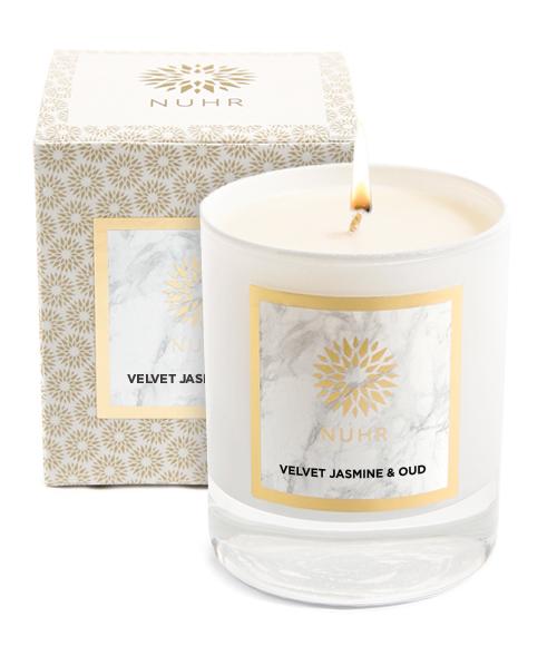 Velvet Jasmine and Oud Luxury Scented Candle